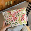 Vintage Geborduurde Tas Met Bloemen