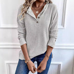 Casual Effen Kleur Sweatshirt