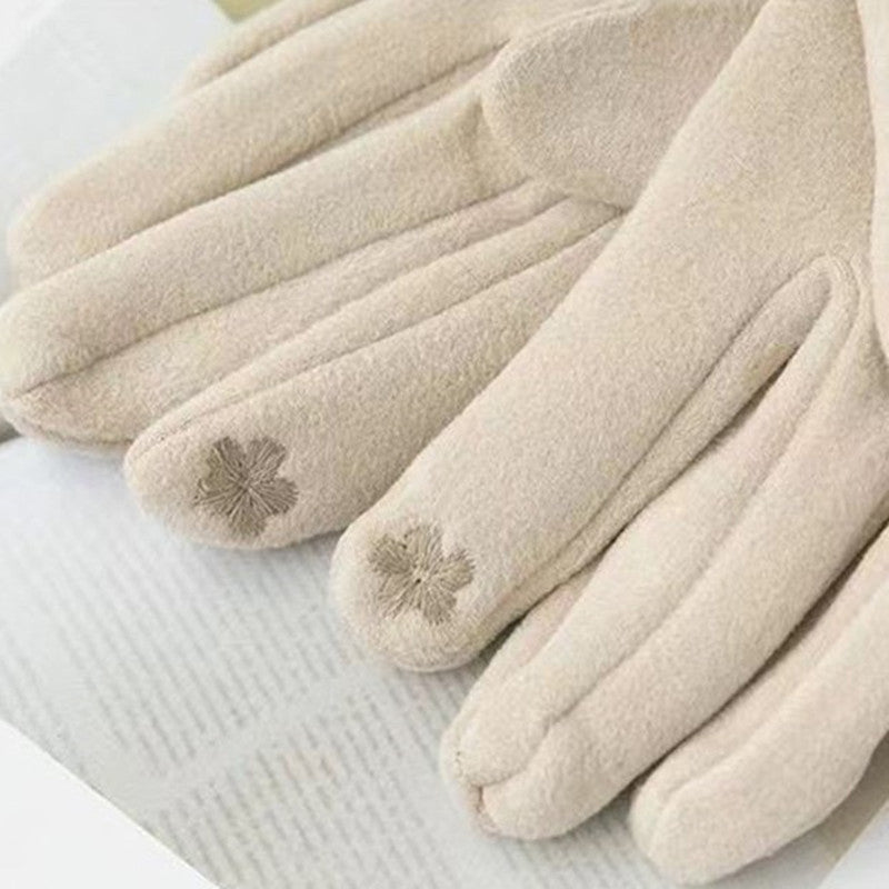 Effen Kleur Warme Handschoenen