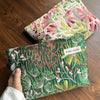 Vintage Geborduurde Tas Met Bloemen