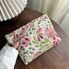 Vintage Geborduurde Tas Met Bloemen