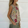 Tanktop Met Vintage Bloemenprint