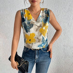 Tanktop Met Vintage Bloemenprint