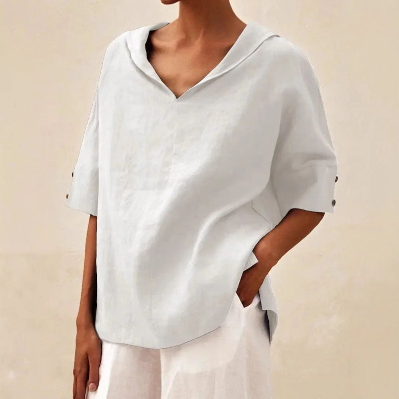 Casual Blouse Met Geometrische Print