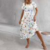 Casual Jurk Met Bloemenprint