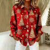 Vintage Kerstblouse