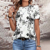 Vintage T-Shirt Met Bloemenprint