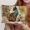 Vintage Tas Met Kattenprint