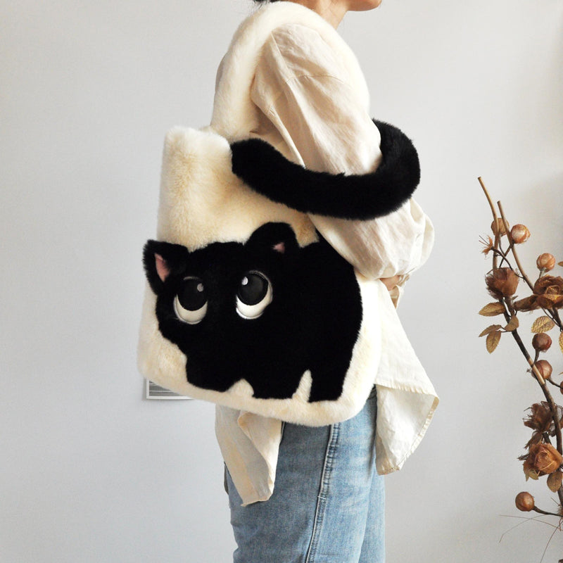 Creatieve Kattenpluchen Tas