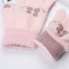 Warme Handschoenen Met Kattenpatroon
