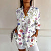 【Lange Mouwen】Casual Blouse Met Bloemenprint