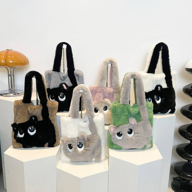 Creatieve Kattenpluchen Tas