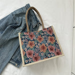 Vintage Tas Met Bloemmotief