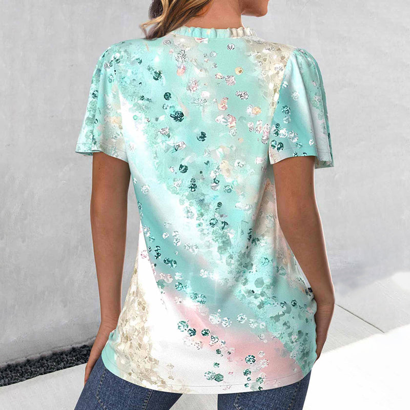 Casual Gradiënt Blouse