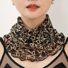 Vintage Sjaal Met Geometrische Print