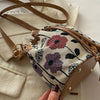 Vintage Tas Met Bloemmotief