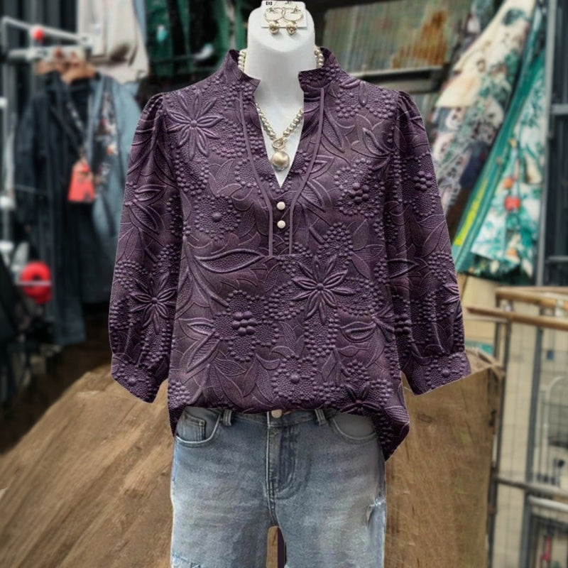 Casual T-Shirt Met Gradiëntprint