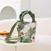 Vintage Tas Met Bloemmotief
