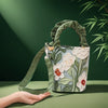 Vintage Tas Met Bloemmotief