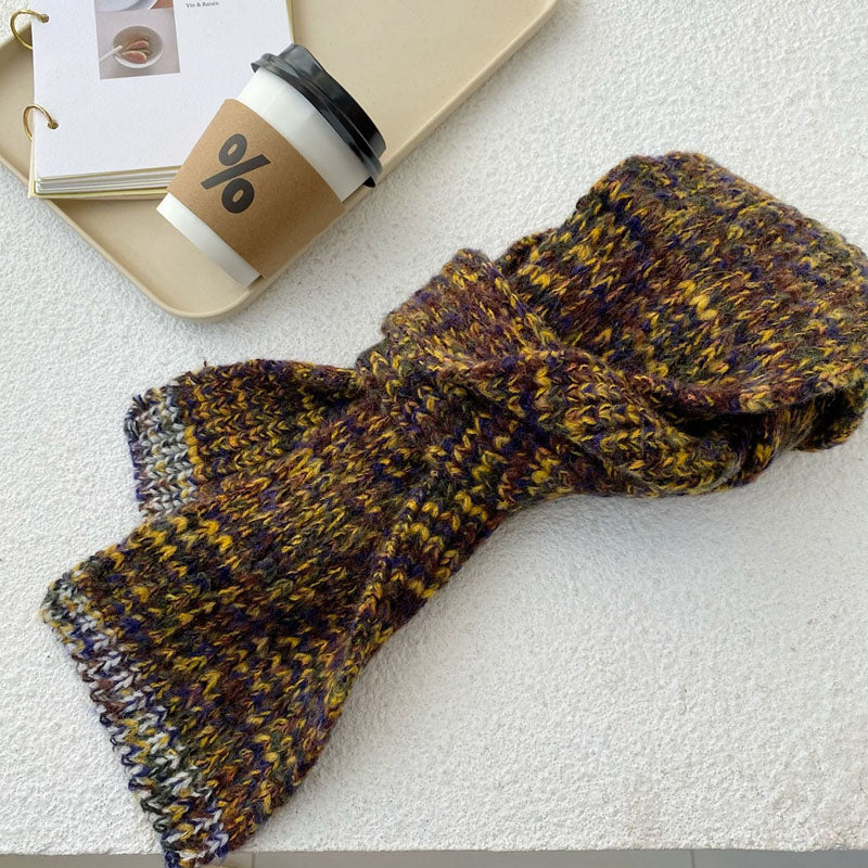 Vintage Warme Gebreide Sjaal