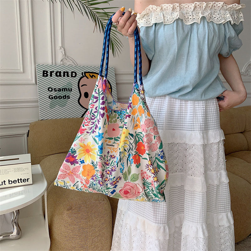 Casual Tas Met Bloemenprint