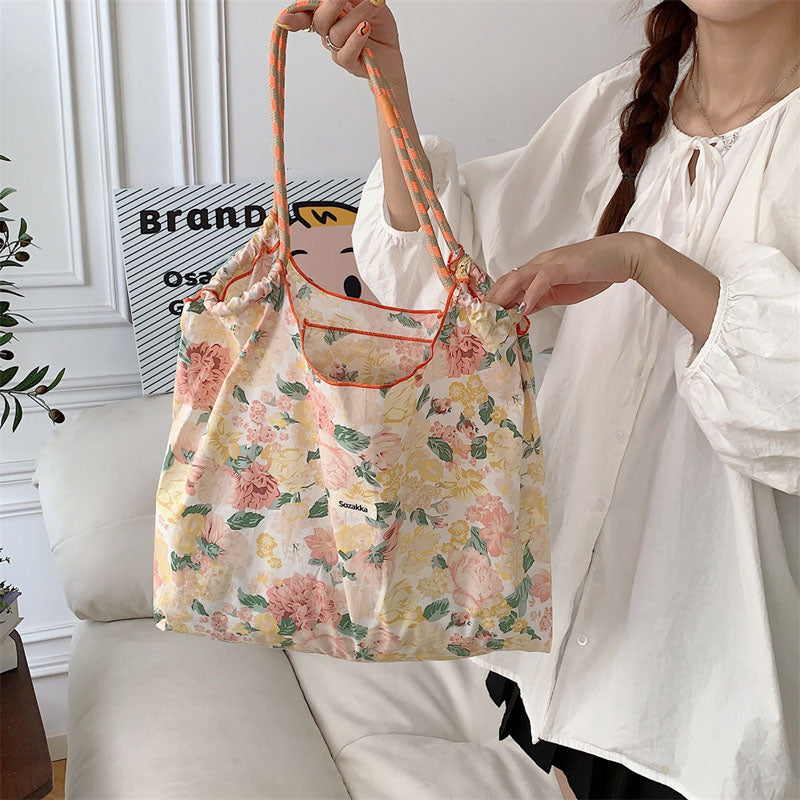 Casual Tas Met Bloemenprint