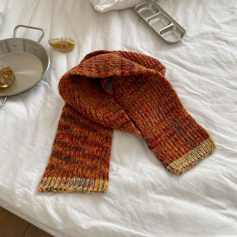 Vintage Warme Gebreide Sjaal