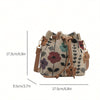 Vintage Tas Met Bloemmotief