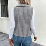 Casual Vest In Effen Kleur