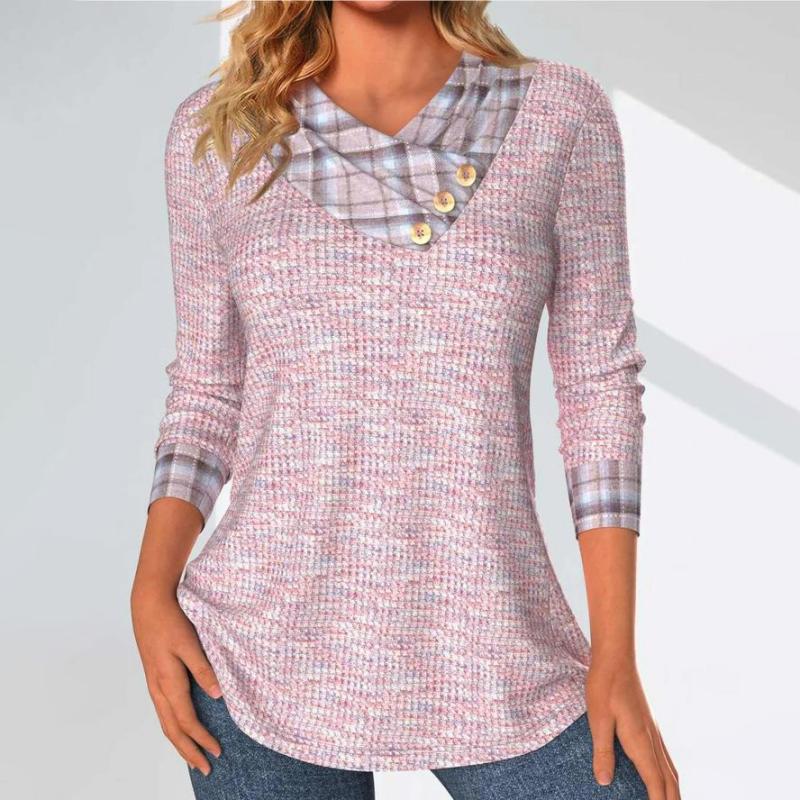 Casual Patchwork Blouse
