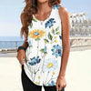 Casual Tanktop Met Bloemenprint