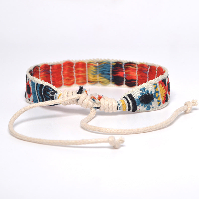 Boheemse Etnische Gevlochten Armband