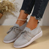 Casual Platte Schoenen Van Mesh