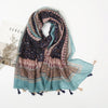 Vintage Gebloemde Sjaal