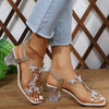 Casual Sandalen Verfraaid Met Vlinders