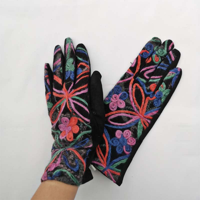 Warme Handschoenen In Etnische Stijl