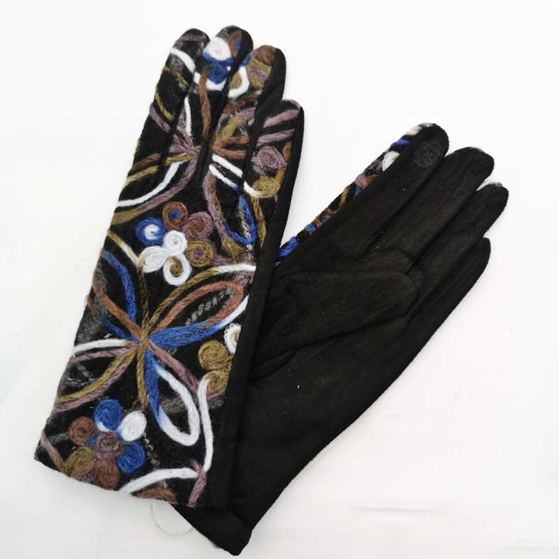 Warme Handschoenen In Etnische Stijl