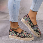 Vintage Platform Slip-On Schoenen