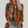 Casual T-Shirt Met Abstracte Print